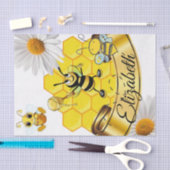 Papier Mousseline Bumblebee Blancs Papier Tissu (Artisanat)