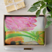 Papier Mousseline Bumblebee sur le pandelion (Cadeau)