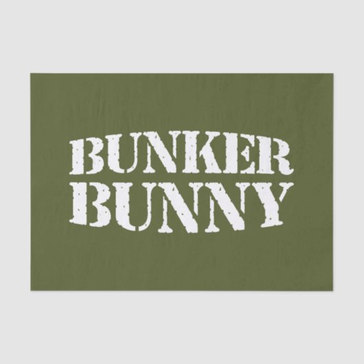 PAPIER MOUSSELINE BUNKER BUNNY (Recto)