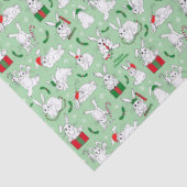Papier Mousseline Bunnies de Noël (Détail)