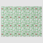 Papier Mousseline Bunnies de Noël (Recto)