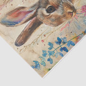 PAPIER MOUSSELINE BUNNY DANS LA DÉCOUPAGE DE MEADOW (Détail)