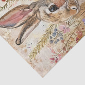 PAPIER MOUSSELINE BUNNY DANS LA DÉCOUPAGE DE MEADOW (Détail)