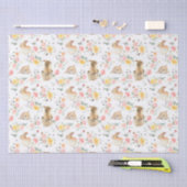 Papier Mousseline Bunny de Pâques Printemps Floral (Artisanat)