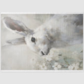 Papier Mousseline Bunny Lapin Style Fermier Découpage Art (Recto)