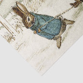Papier Mousseline "Bunny Sleigh Ride" par Beatrix Potter (Détail)