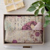 Papier Mousseline Burgundy Bee Series Design Huit (Cadeau)