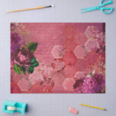 Papier Mousseline Burgundy Bee Series Design Quinze (Artisanat)