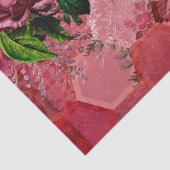 Papier Mousseline Burgundy Bee Series Design Quinze (Détail)