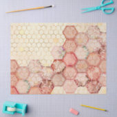 Papier Mousseline Burgundy Bee Series Design Sept (Artisanat)
