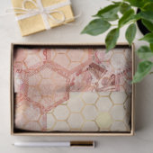 Papier Mousseline Burgundy Bee Series Design Sept (Cadeau)