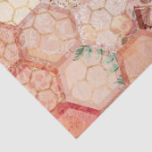 Papier Mousseline Burgundy Bee Series Design Sept (Détail)