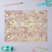 Papier Mousseline Burgundy Bee Series Design Ten (Artisanat)