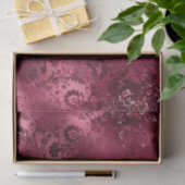 Papier Mousseline Burgundy Glam Foil Parties scintillant Damask (Cadeau)