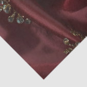 Papier Mousseline Burgundy Silk-Look Diamond  (Détail)