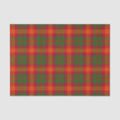 Papier Mousseline Burns Family Tartan Motif (Recto)
