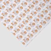 Papier Mousseline Burnt Orange Retro Grand Nombre Classe de (Détail)