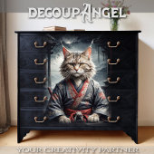 Papier Mousseline Bushido Feline Spirit - Découpage -