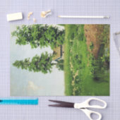 Papier Mousseline Cabane sur le pré par Isaac Levitan (Artisanat)