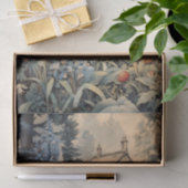 Papier Mousseline Cabine avec jolie Fleur sauvage Jardin Illustratio (Cadeau)