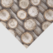 Papier Mousseline Cabine de bois Noël (Détail)