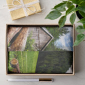 Papier Mousseline Cabine mignon dans une prairie estivale (Cadeau)