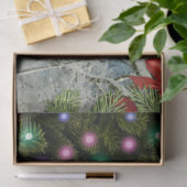 Papier Mousseline Cabine Rustique En Bois Dans Le Sauvage Noël (Cadeau)