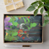 Papier Mousseline Caché Dans Le Foliage (Cadeau)