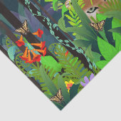 Papier Mousseline Caché Dans Le Foliage (Détail)