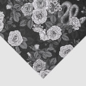 Papier Mousseline Caché en rose 3 (Détail)
