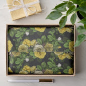 Papier Mousseline Caché en rose, jaune et vert (Cadeau)