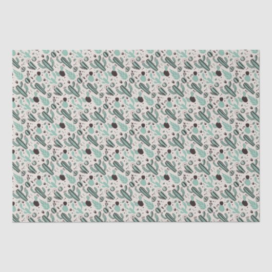 Papier Mousseline Cactus (Recto)