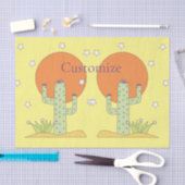 Papier Mousseline Cactus du désert Sun Thunder_Cove (Artisanat)