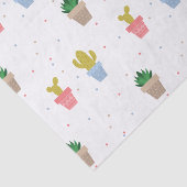 Papier Mousseline Cactus mignon (Détail)