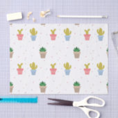 Papier Mousseline Cactus mignon (Artisanat)