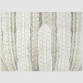 Papier Mousseline Cactus Photo Art Neutre Chic Moderne Désert (Recto)