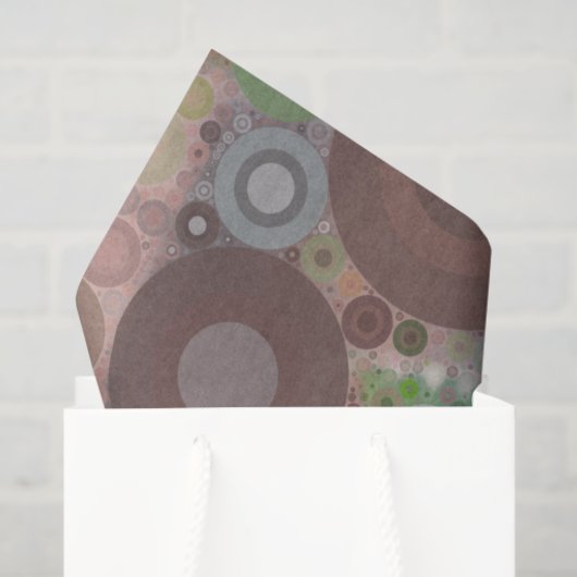 Papier Mousseline Cactus Photo Art Vert rose Brown Désert Succulent (Sac cadeau)