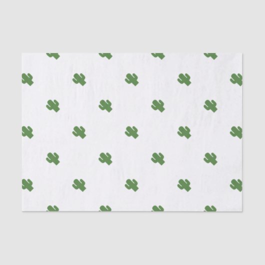 Papier Mousseline Cactus vert heureux en été rose (Recto)