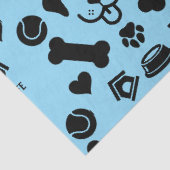 Papier Mousseline Cadeau à thème chien (Détail)