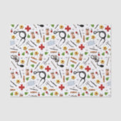 Papier Mousseline Cadeau à thème Médicale (Recto)