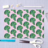 Papier Mousseline Cadeau Aquarelle Big Broccoli (Artisanat)