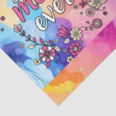 Papier Mousseline Cadeau Collection Floral tendance de luxe (Détail)