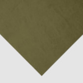 Papier Mousseline Cadeau de bronzetone vert olive couleur solide (Détail)