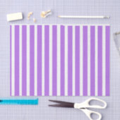 Papier Mousseline Cadeau de fête à rayure violette  (Artisanat)