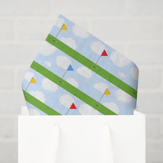 Papier Mousseline Cadeau de golf (Sac cadeau)