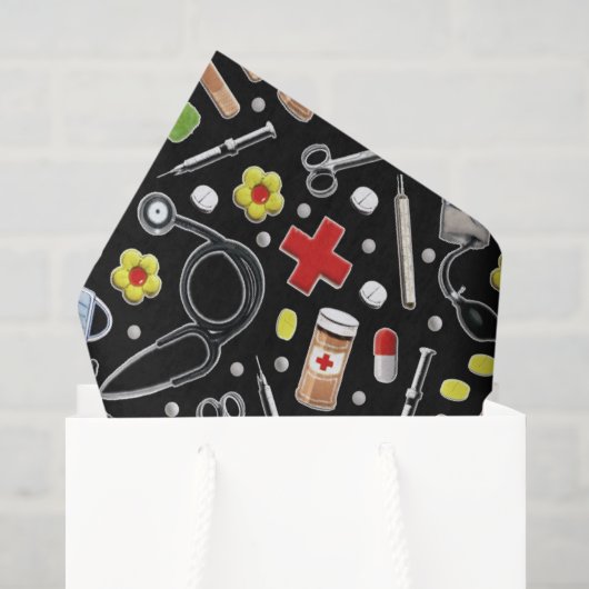Papier Mousseline Cadeau de médecin (Sac cadeau)