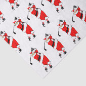 Papier Mousseline Cadeau de Noël de golf (Détail)