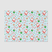 Papier Mousseline Cadeau de Noël de golf (Recto)