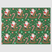 Papier Mousseline Cadeau de Noël équestre (Recto)