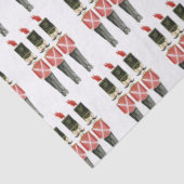 Papier Mousseline Cadeau de Noël traditionnel Casse-noix aquarelle (Détail)